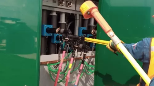 Instalación de Seccionadores de Línea en Media Tensión